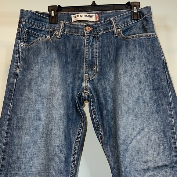 ✨HOST PICK✨ Men’s Levi’s Slim Straight Denim Jeans 34 X 32 - Picture 7 of 11